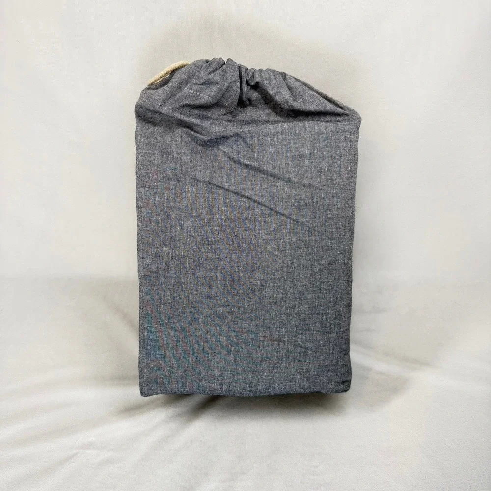 Reborn Queen Recycled Sheet Set Gray 4 Piece Eco Friendly Bedding